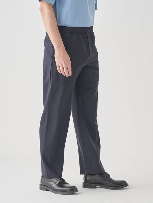 SUPER100’Sトロピカルウールイージーパンツ ｜FP268 詳細画像 NO3(L03620FP268_ネイビー) 8