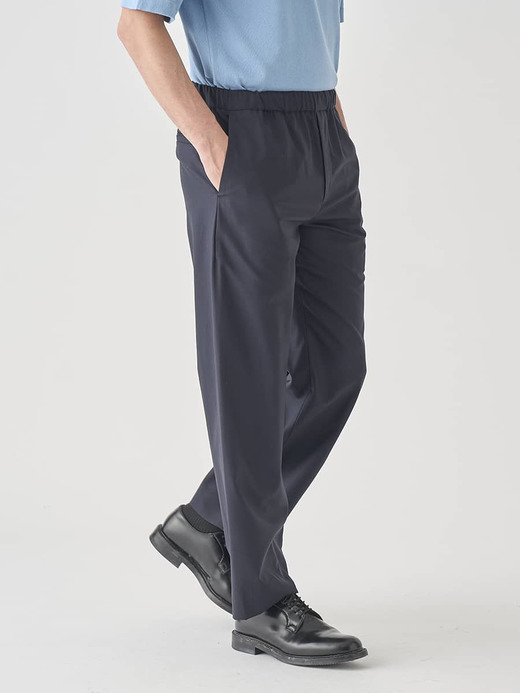 SUPER100’Sトロピカルウールイージーパンツ ｜FP268 詳細画像 NO3(L03620FP268_ネイビー) 9