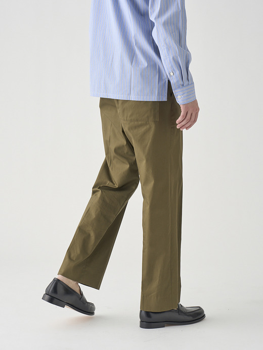 スーピマコットン ブリティッシュアーミーワークパンツ ｜FP278 詳細画像 NO1(L03620FP278_オリーブ) 8