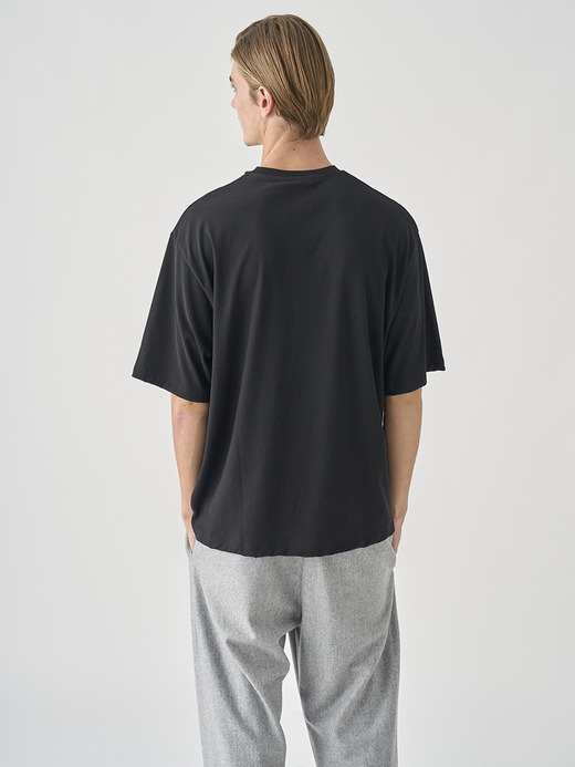 コットン オーバーサイズクルーネックＴシャツ｜UTS951 詳細画像 NO3(L03620TS951_ブラック) 4