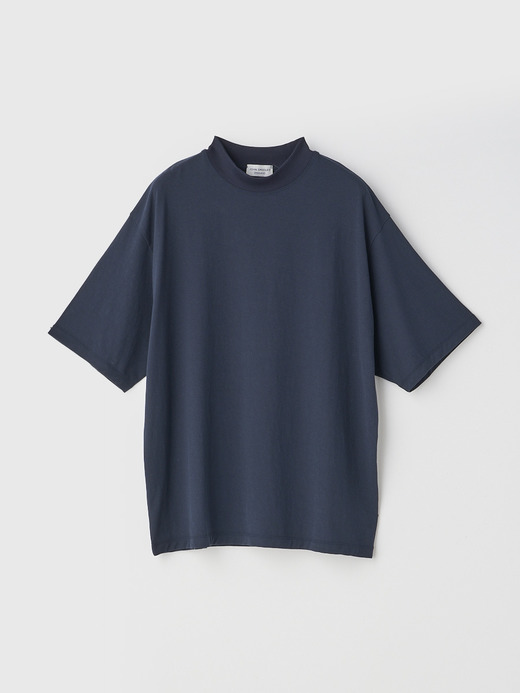 コットン オーバーサイズモックネックＴシャツ｜UTS952 詳細画像 NO2(L03620TS952_ネイビー) 1