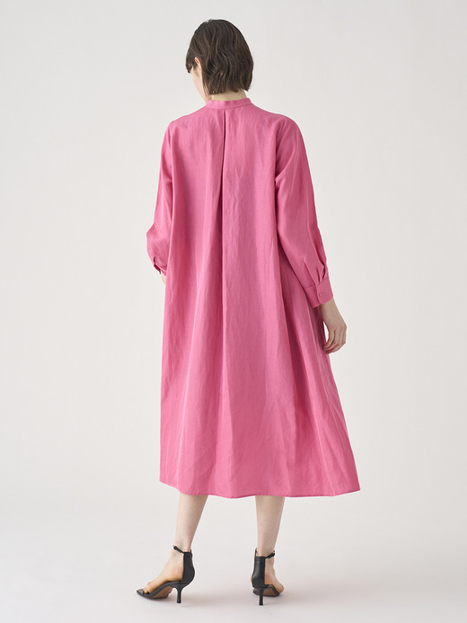 リネン混フレアワンピース ｜FA160 詳細画像 NO2(L03640FA160_ピンク) 6
