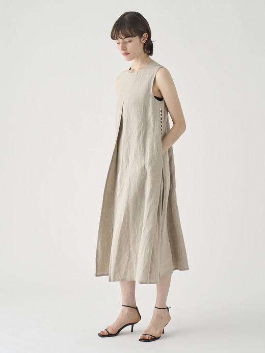 リネンタックワンピース ｜FA173 詳細画像 NO2(L03640FA173_ベージュ) 3