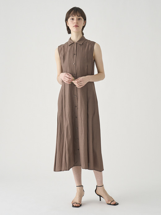 フロントボタンロングシャツワンピース ｜FA176 詳細画像 NO2(L03640FA176_ブラウン) 6