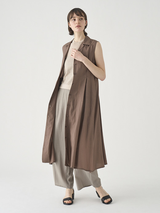 フロントボタンロングシャツワンピース ｜FA176 詳細画像 NO2(L03640FA176_ブラウン) 9