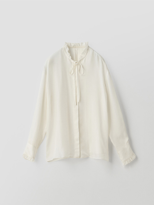 フリルボウタイブラウス ｜FB153 詳細画像 NO1(L03640FB153_ホワイト) 2