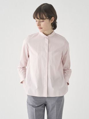 ミニカラー長袖コットンシャツ ｜FB159