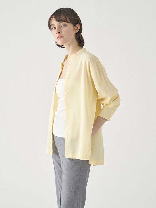 長袖シアーチュニックブラウス ｜FB172 詳細画像 NO1(L03640FB172_イエロー) 10