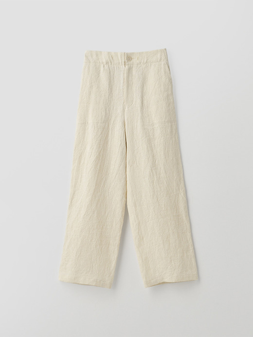 リネンジャガードイージーパンツ ｜FP158 詳細画像 NO1(L03640FP158_ホワイト) 2