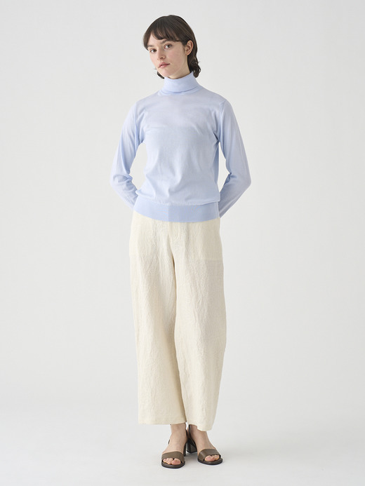 リネンジャガードイージーパンツ ｜FP158 詳細画像 NO1(L03640FP158_ホワイト) 9
