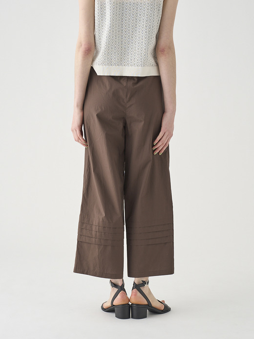 コットンイージーワイドパンツ ｜FP163 詳細画像 NO1(L03640FP163_ブラウン) 6