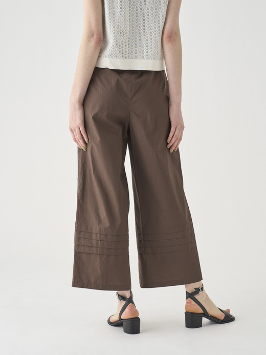 コットンイージーワイドパンツ ｜FP163 詳細画像 NO1(L03640FP163_ブラウン) 7