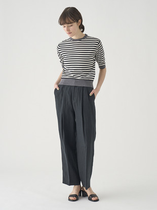 リネン２タックパンツ ｜FP167