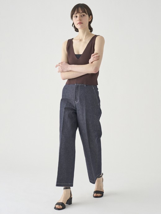 ノンフェードストレートデニムパンツ ｜FP174 詳細画像 NO2(L03640FP174_インディゴ) 3