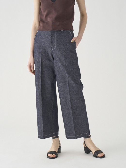 ノンフェードストレートデニムパンツ ｜FP174 詳細画像 NO2(L03640FP174_インディゴ) 4