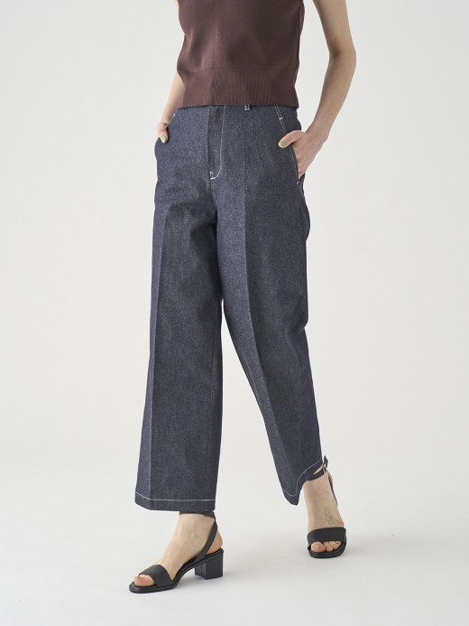 ノンフェードストレートデニムパンツ ｜FP174 詳細画像 NO2(L03640FP174_インディゴ) 5