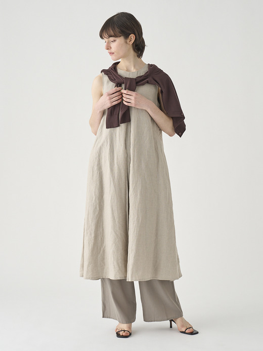 キュプラコットン ギャザーイージーワイドパンツ ｜FP178 詳細画像 NO1(L03640FP178_モカ) 9