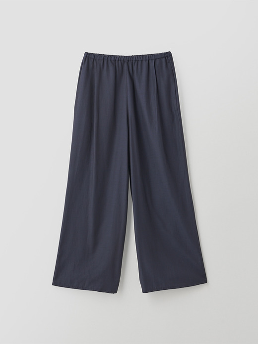 キュプラコットン ギャザーイージーワイドパンツ ｜FP178 詳細画像 NO2(L03640FP178_ネイビー) 2
