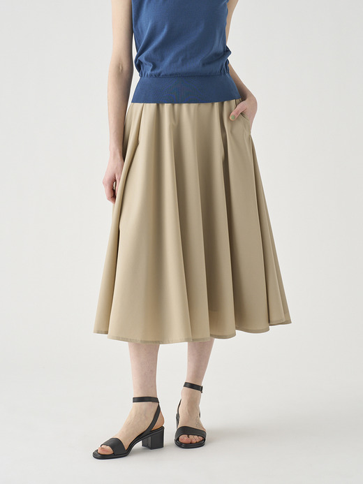 SUPER100’Ｓ ウールフレアスカート ｜FS157 詳細画像 NO1(L03640FS157_ベージュ) 3