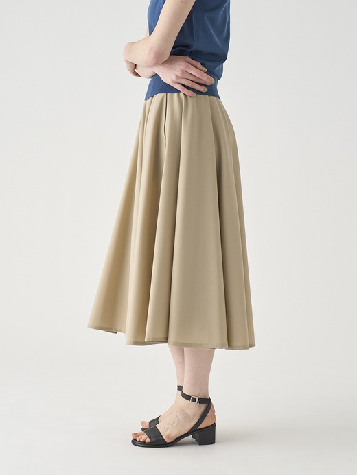 SUPER100’Ｓ ウールフレアスカート ｜FS157 詳細画像 NO1(L03640FS157_ベージュ) 4