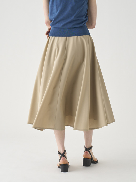 SUPER100’Ｓ ウールフレアスカート ｜FS157 詳細画像 NO1(L03640FS157_ベージュ) 5