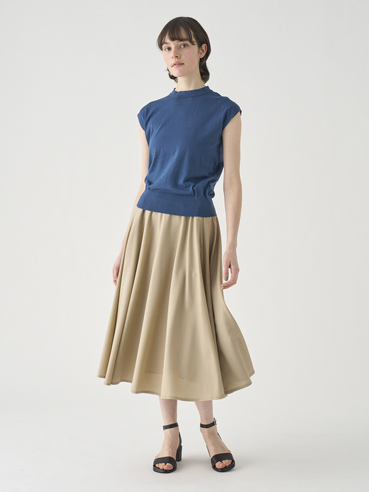 SUPER100’Ｓ ウールフレアスカート ｜FS157 詳細画像 NO1(L03640FS157_ベージュ) 7
