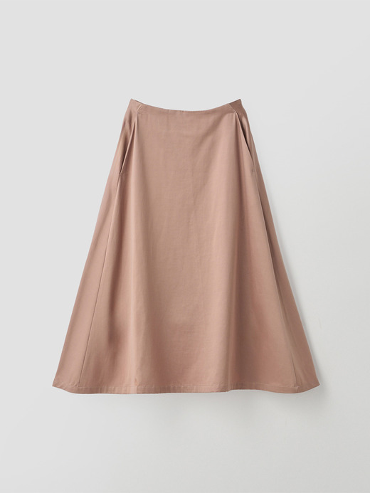 キュプラコットン ベルベット風フレアスカート ｜FS162 詳細画像 NO1(L03640FS162_ピンク) 2