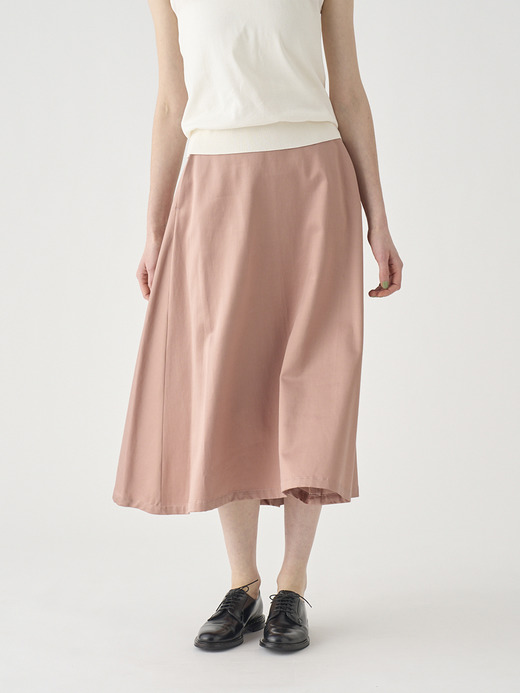 キュプラコットン ベルベット風フレアスカート ｜FS162 詳細画像 NO1(L03640FS162_ピンク) 6