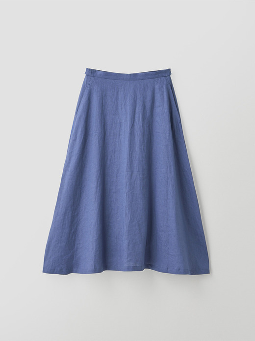 リネンセミフレアスカート ｜FS168 詳細画像 NO1(L03640FS168_ブルー) 2