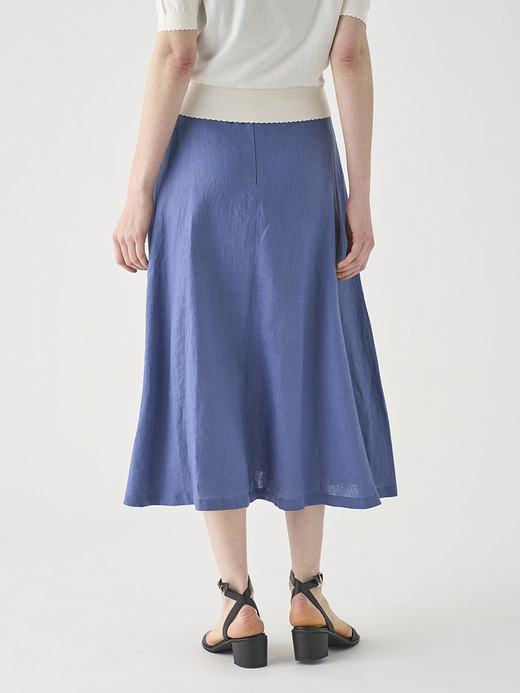 リネンセミフレアスカート ｜FS168 詳細画像 NO1(L03640FS168_ブルー) 8