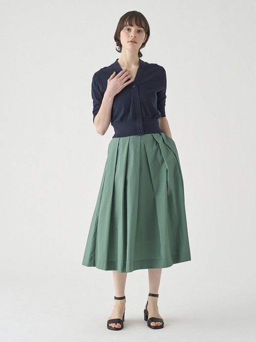 コットンタックスカート ｜FS177 詳細画像 NO3(L03640FS177_グリーン) 6