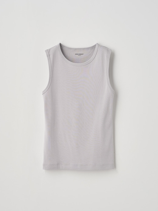 スビンコットンタンクトップ｜UTS935｜UNDERWEAR for WOMEN 詳細画像 NO2(L03640TS935_ライトグレー) 1