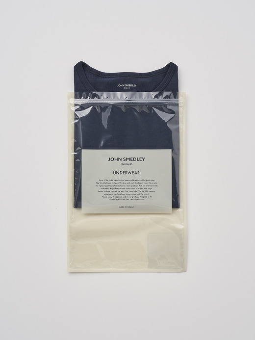 スビンコットンタンクトップ｜UTS935｜UNDERWEAR for WOMEN 詳細画像 NO3(L03640TS935_ネイビー) 2