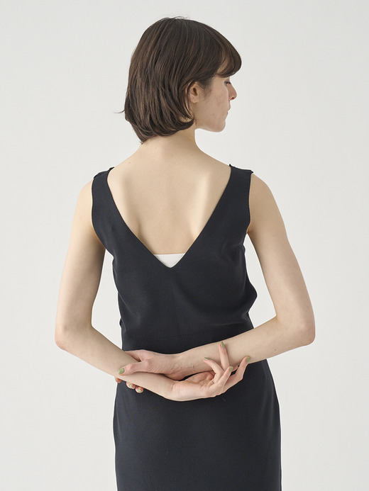 ノースリーブコットン リブニットブラレット | MARIE | 30G 詳細画像 BLACK 7