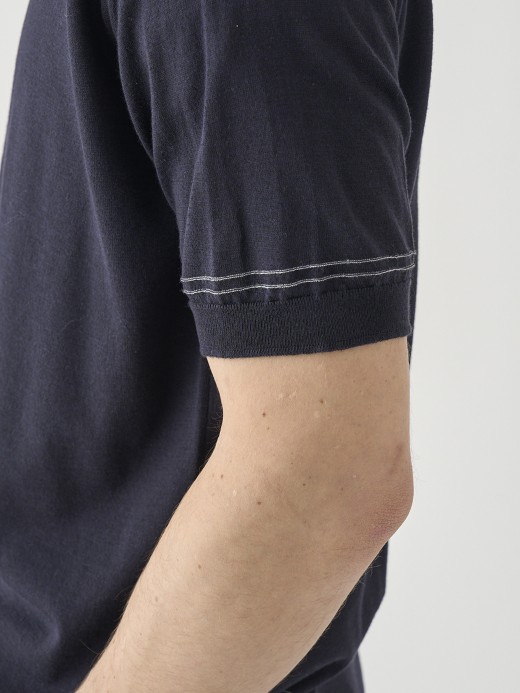 [Anglo Indian Gauze]ティッピングニットポロシャツ | MONROE | 30G EASY FIT 詳細画像 NO3(MONROE) 5