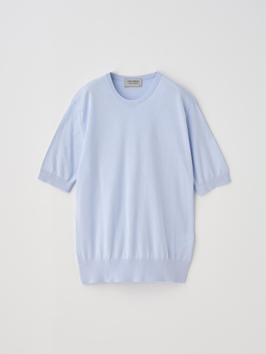 半袖コットンニットプルオーバー | NELL | 30G MODERN FIT 詳細画像 DEW 1