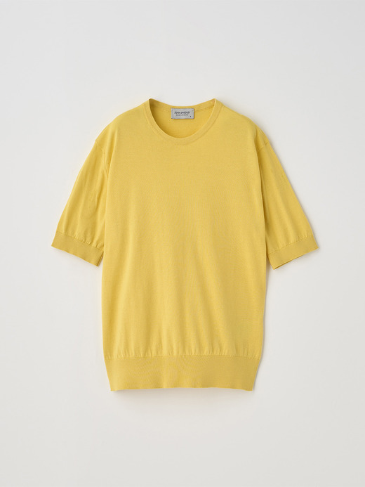 半袖コットンニットプルオーバー | NELL | 30G MODERN FIT 詳細画像 POLLEN 2