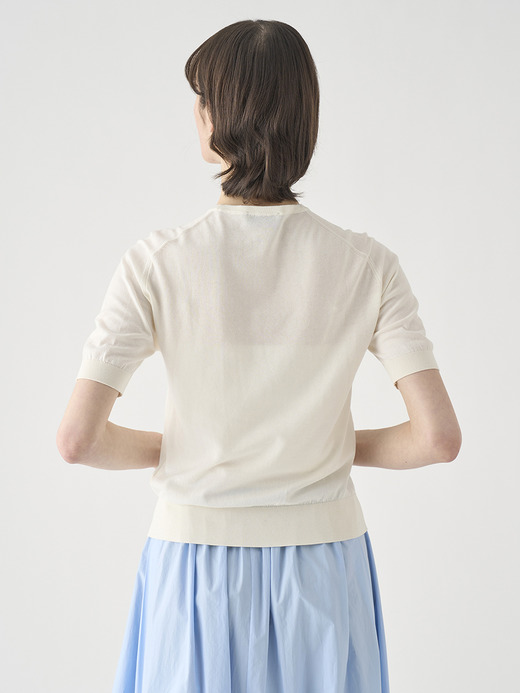 半袖コットンニットプルオーバー | NELL | 30G MODERN FIT 詳細画像 STARCH 6