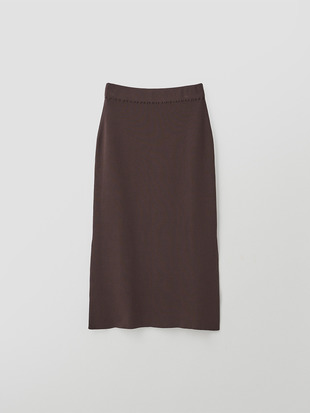 コットンリブニットロングスカート | NUALA | 30G