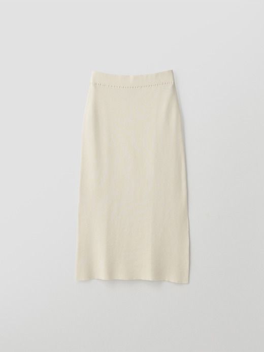 コットンリブニットロングスカート | NUALA | 30G 詳細画像 STARCH 2