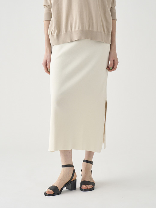 コットンリブニットロングスカート | NUALA | 30G 詳細画像 STARCH 3