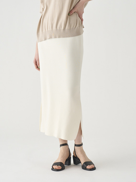 コットンリブニットロングスカート | NUALA | 30G 詳細画像 STARCH 4