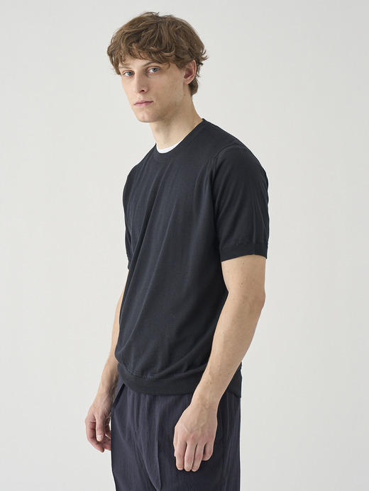 [Anglo Indian Gauze]ティッピングニットTシャツ | OSSIAN | 30G EASY FIT 詳細画像 NO2(OSSIAN) 6