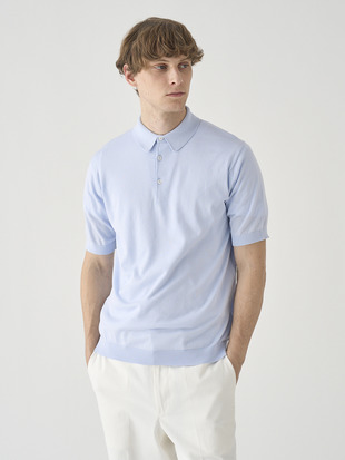 半袖コットンニットポロシャツ | REID | 30G MODERN FIT