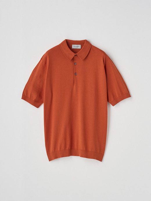 半袖コットンニットポロシャツ | REID | 30G MODERN FIT 詳細画像 WYVERN RED 2