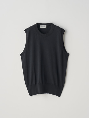 [Anglo Indian Gauze]ノースリーブニットプルオーバー | RYLIE | 30G