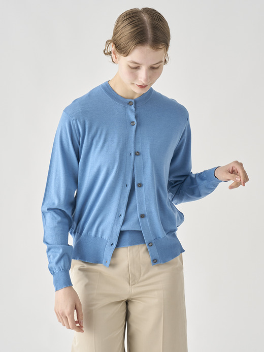 [Anglo Indian Gauze]ノースリーブニットプルオーバー | RYLIE | 30G 詳細画像 AZUL 9