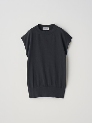 フレンチスリーブコットンニットプルオーバー | S4415 | 30G