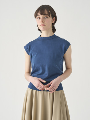 フレンチスリーブコットンニットプルオーバー | S4415 | 30G