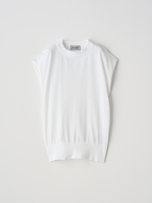 フレンチスリーブコットンニットプルオーバー | S4415 | 30G